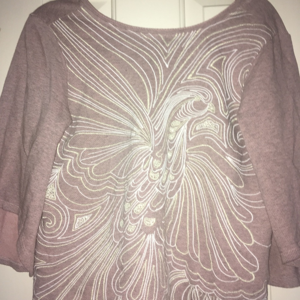 Blush nit Anthropologie top